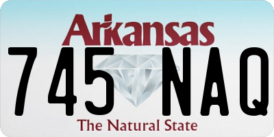 AR license plate 745NAQ