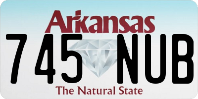 AR license plate 745NUB