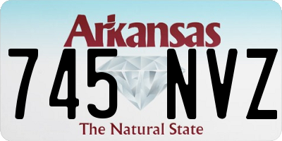 AR license plate 745NVZ