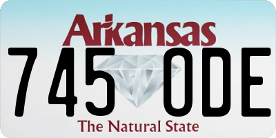 AR license plate 745ODE