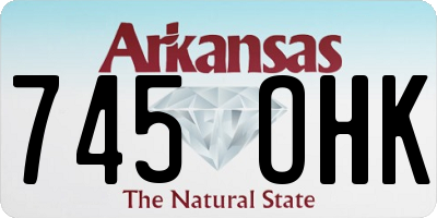 AR license plate 745OHK