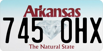 AR license plate 745OHX
