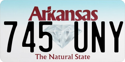AR license plate 745UNY