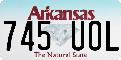 AR license plate 745UOL