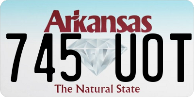 AR license plate 745UOT
