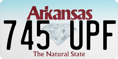 AR license plate 745UPF
