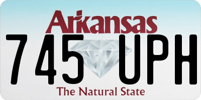 AR license plate 745UPH