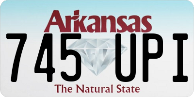 AR license plate 745UPI