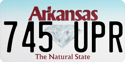AR license plate 745UPR