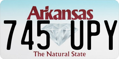 AR license plate 745UPY