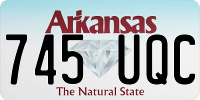 AR license plate 745UQC