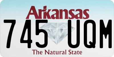AR license plate 745UQM
