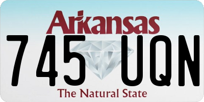 AR license plate 745UQN