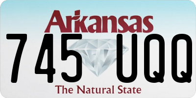 AR license plate 745UQQ