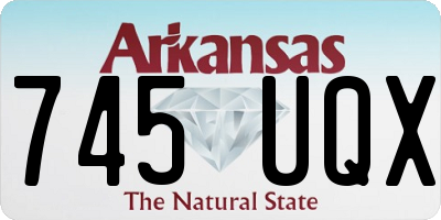 AR license plate 745UQX