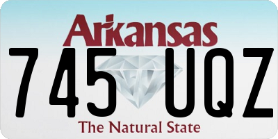 AR license plate 745UQZ