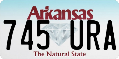 AR license plate 745URA