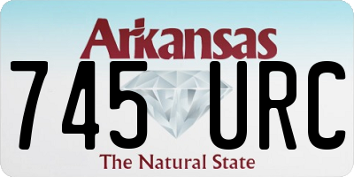 AR license plate 745URC