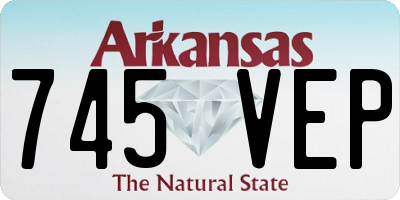 AR license plate 745VEP