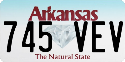 AR license plate 745VEV