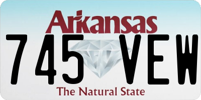 AR license plate 745VEW