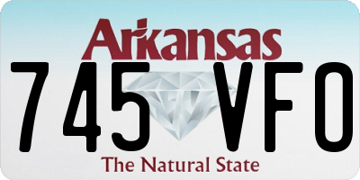 AR license plate 745VFO