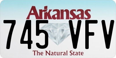 AR license plate 745VFV