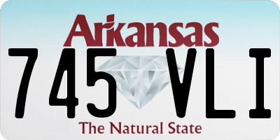 AR license plate 745VLI