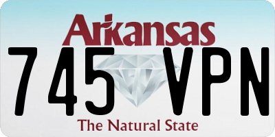 AR license plate 745VPN