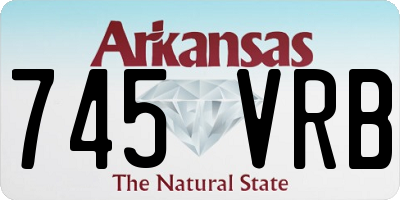 AR license plate 745VRB