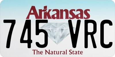 AR license plate 745VRC