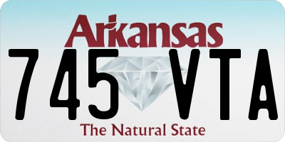 AR license plate 745VTA