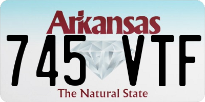 AR license plate 745VTF