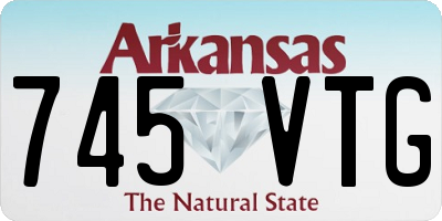 AR license plate 745VTG