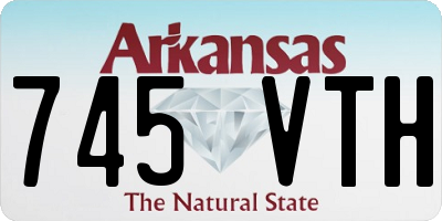 AR license plate 745VTH