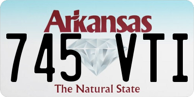 AR license plate 745VTI