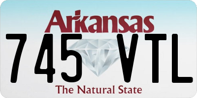 AR license plate 745VTL