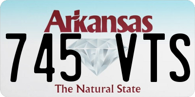 AR license plate 745VTS
