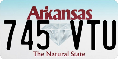 AR license plate 745VTU