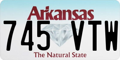 AR license plate 745VTW