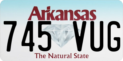 AR license plate 745VUG