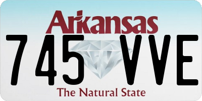 AR license plate 745VVE