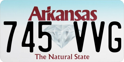AR license plate 745VVG