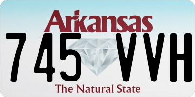 AR license plate 745VVH