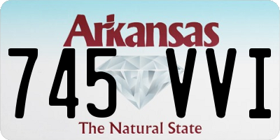AR license plate 745VVI