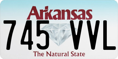 AR license plate 745VVL