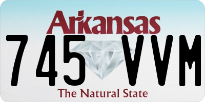 AR license plate 745VVM