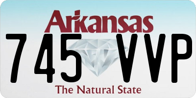 AR license plate 745VVP