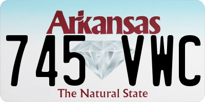 AR license plate 745VWC