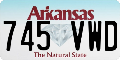 AR license plate 745VWD